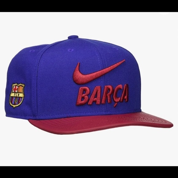 Barcelona FCB Soccer Nike Snap Back Hat - Picture 1 of 5